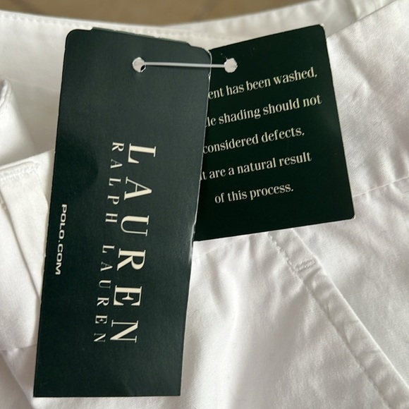RALPH LAUREN Jeans Chino white  Capri Pants Size 12 NWT - Picture 8 of 8